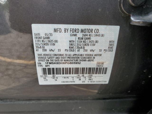 2023 FORD EXPLORER X - 1FMSK8DHXPGB05952