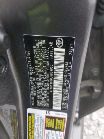 VIN 4T1B11HK0JU054650 2018 Toyota Camry, L no.12