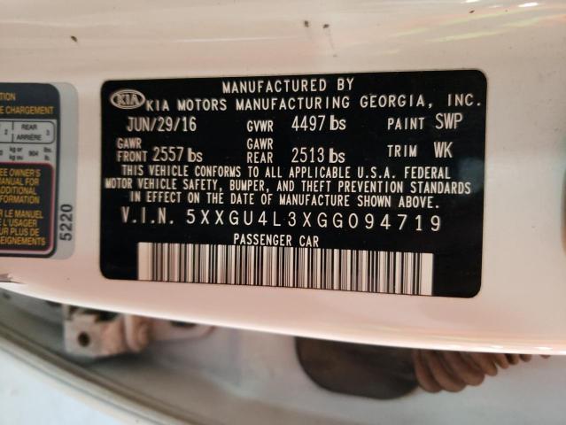 2016 KIA OPTIMA EX - 5XXGU4L3XGG094719