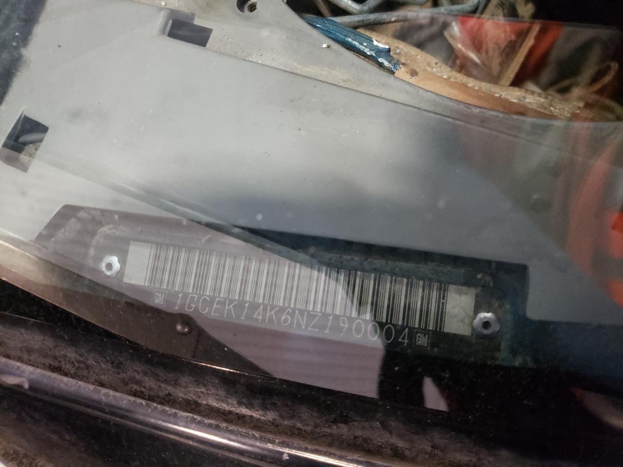 1GCEK14K6NZ190004 1992 Chevrolet Gmt-400 K1500