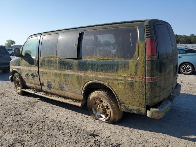 CHEVROLET EXPRESS G2 2002 green  gas 1GAGG25R521195340 photo #3