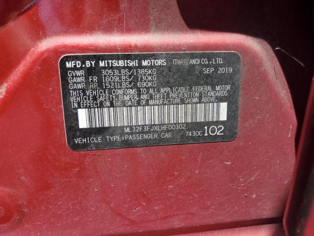 2020 MITSUBISHI MIRAGE G4 - ML32F3FJXLHF00302