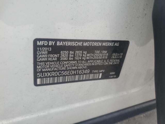 VIN 5UXKR0C56E0H16349 2014 BMW X5, Xdrive35I no.14