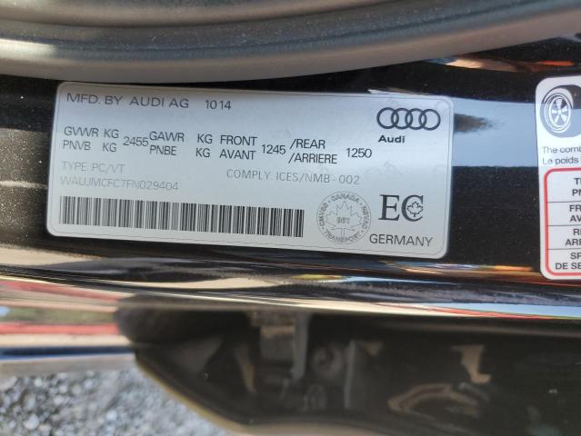 2015 AUDI A6 TECHNIK - WAUJMCFC7FN029404