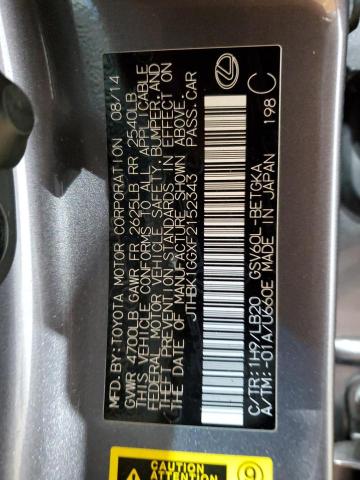 JTHBK1GGXF2152343 2015 Lexus Es 350