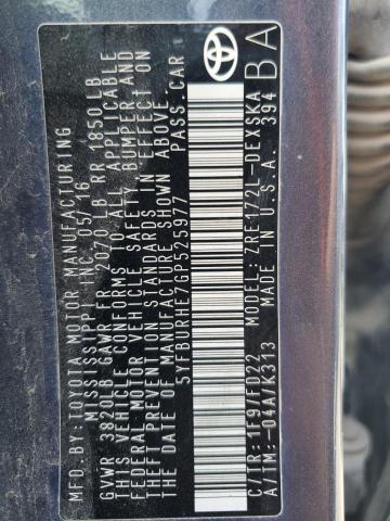 2016 TOYOTA COROLLA L - 5YFBURHE7GP525977