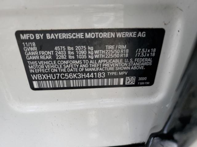 VIN WBXHU7C56K3H44183 2019 BMW X1, Sdrive28I no.13