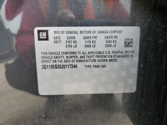 2018 CHEVROLET IMPALA LT - 2G1105S30J9117344