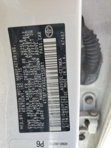 2016 TOYOTA CAMRY LE - 4T1BF1FK6GU155981