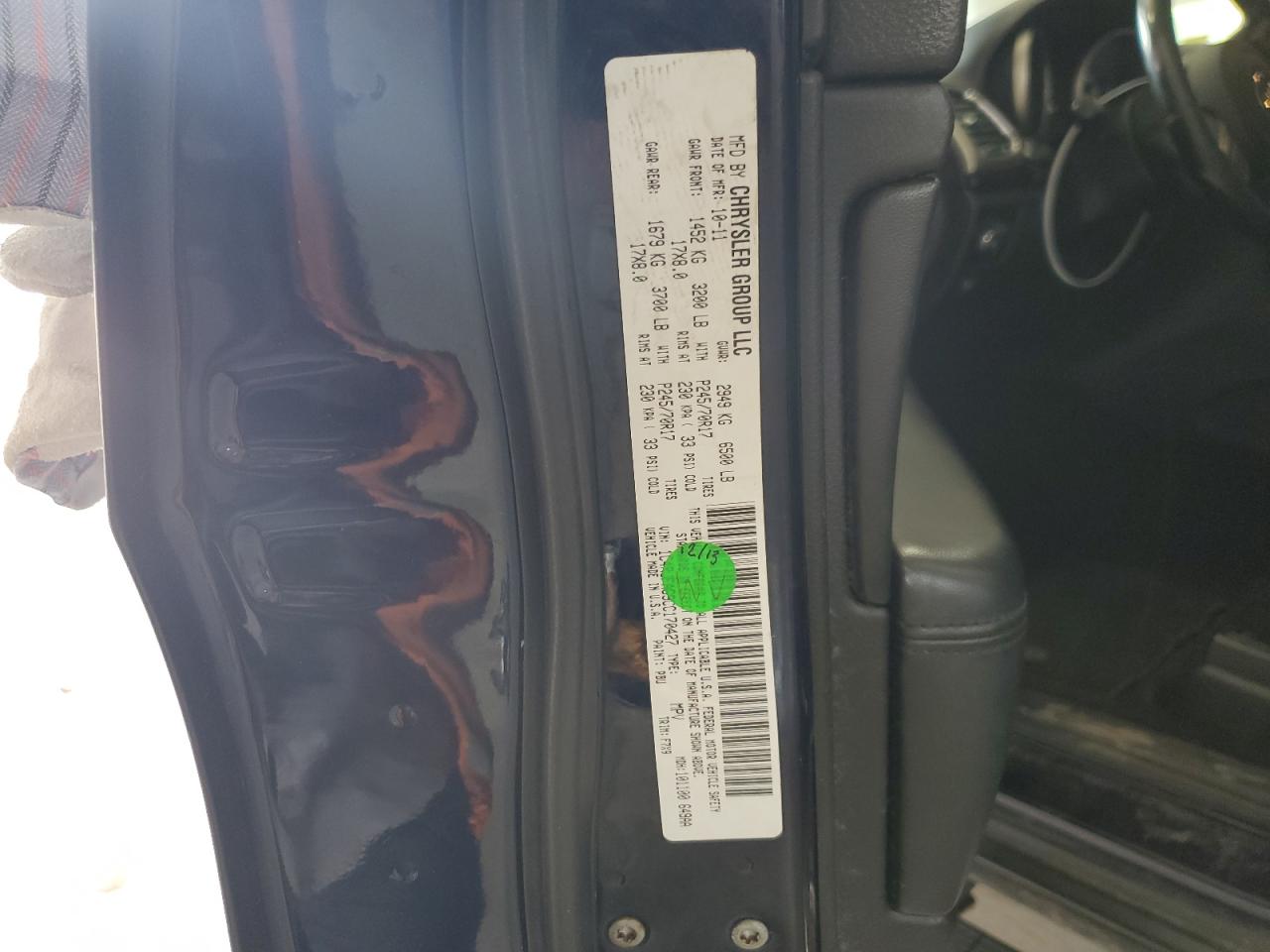 1C4RJFAG9CC170427 2012 Jeep Grand Cherokee Laredo