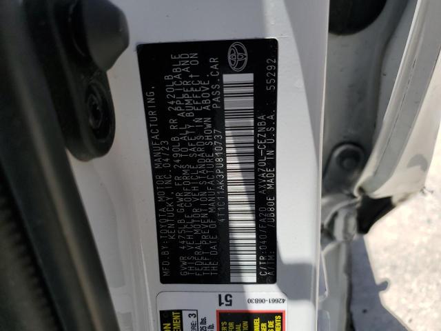 2023 TOYOTA CAMRY LE - 4T1C11AK3PU810737