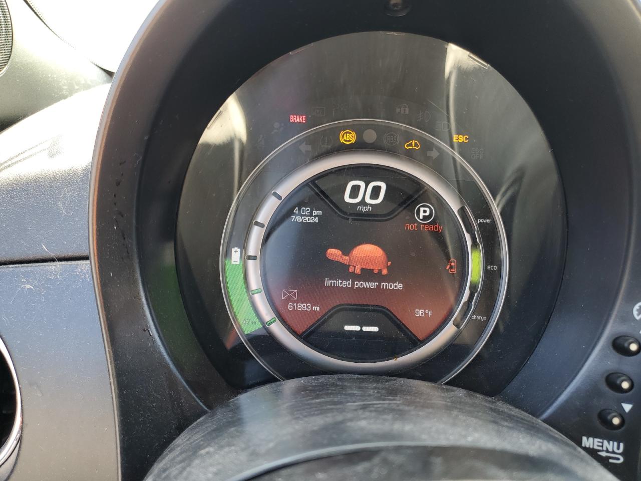 3C3CFFGE8GT152402 2016 Fiat 500 Electric