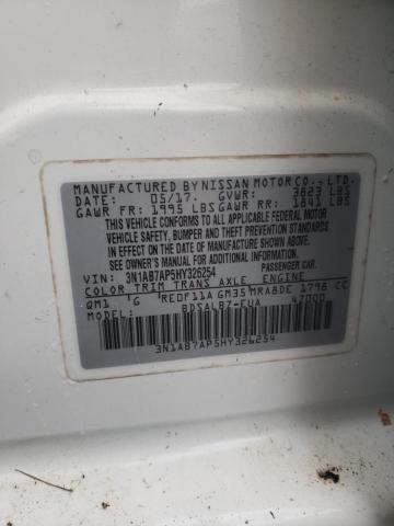 2017 Nissan Sentra S VIN: 3N1AB7AP5HY326254 Lot: 61335394