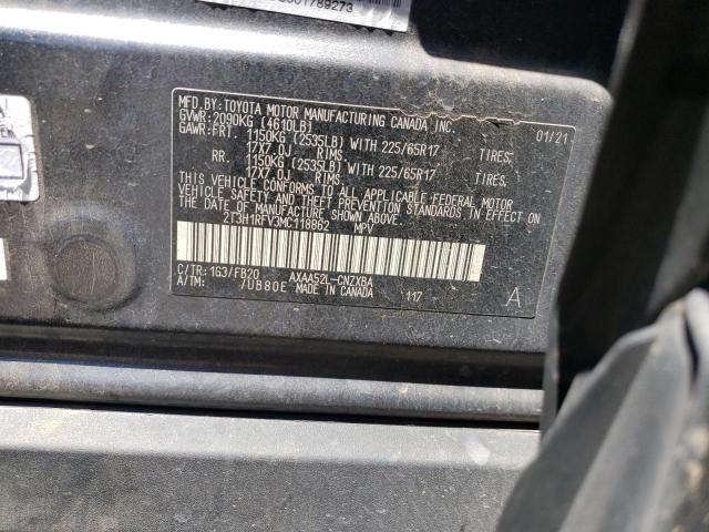2021 TOYOTA RAV4 LE - 2T3H1RFV3MC118862