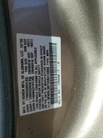2006 Honda Odyssey Exl VIN: 5FNRL387X6B414866 Lot: 61789104