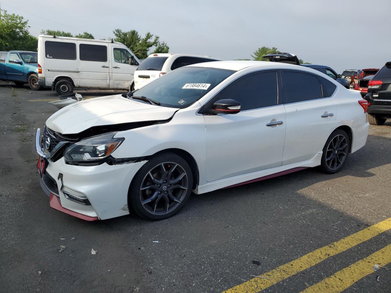 NISSAN SENTRA SR 2017 white  gas 3N1CB7APXHY351742 photo #1