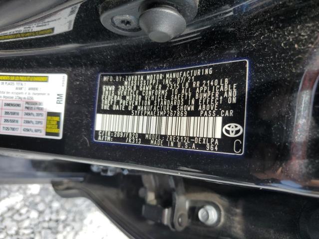 2021 TOYOTA COROLLA LE - 5YFEPMAEXMP267869
