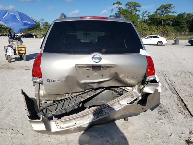 2004 Nissan Quest S VIN: 5N1BV28U14N356913 Lot: 61610494