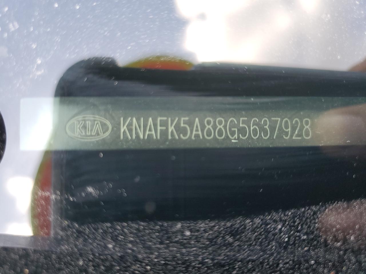 KNAFK5A88G5637928 2016 Kia Forte Lx