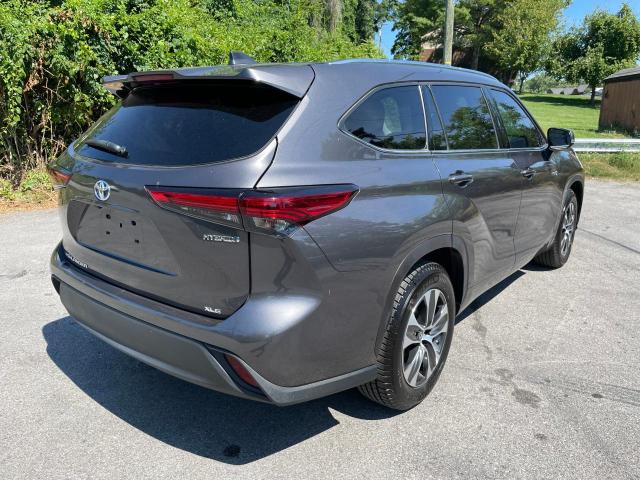 2021 Toyota Highlander Hybrid Xle VIN: 5TDGARAH4MS008366 Lot: 61955264