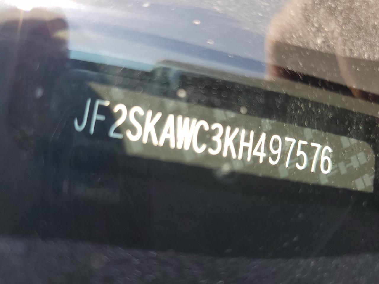 JF2SKAWC3KH497576 2019 Subaru Forester Touring