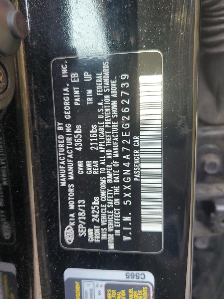 5XXGN4A72EG262739 2014 Kia Optima Ex