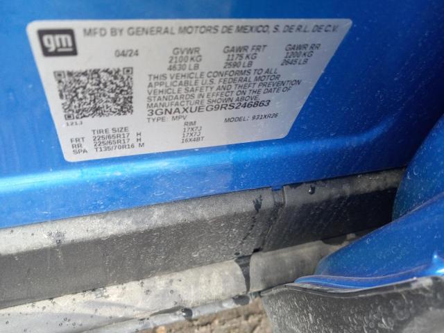 2024 CHEVROLET EQUINOX LT - 3GNAXUEG9RS246863