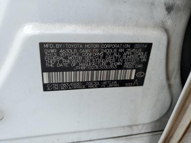 2014 Lexus Is 250 VIN: JTHBF1D23E5030353 Lot: 61213604