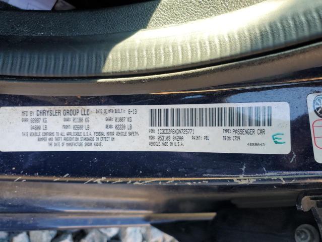 2013 Dodge Avenger Se VIN: 1C3CDZABXDN725771 Lot: 63005284