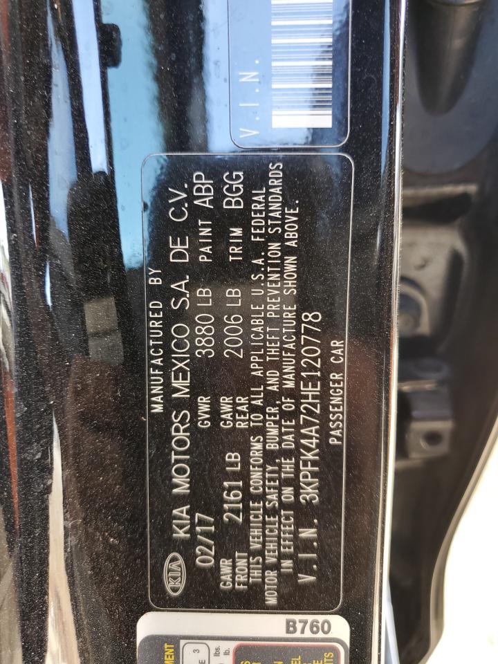 3KPFK4A72HE120778 2017 Kia Forte Lx