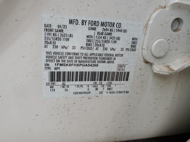 2023 FORD EXPLORER L - 1FMSK8FHXPGA54269