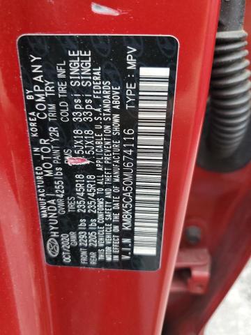 2021 HYUNDAI KONA ULTIM - KM8K5CA50MU674116