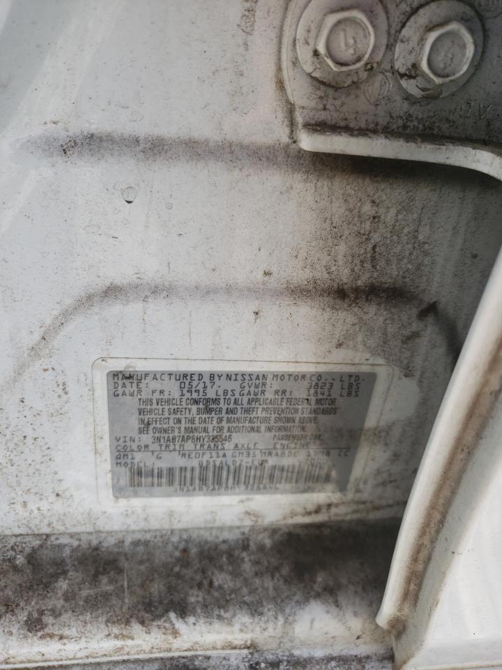 3N1AB7AP8HY335546 2017 Nissan Sentra S