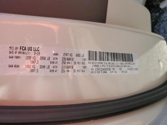2019 CHRYSLER PACIFICA T - 2C4RC1EG4KR645365