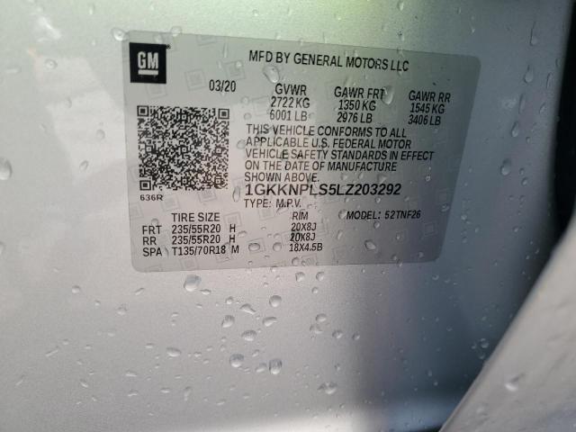 2020 GMC Acadia Denali VIN: 1GKKNPLS5LZ203292 Lot: 61724184