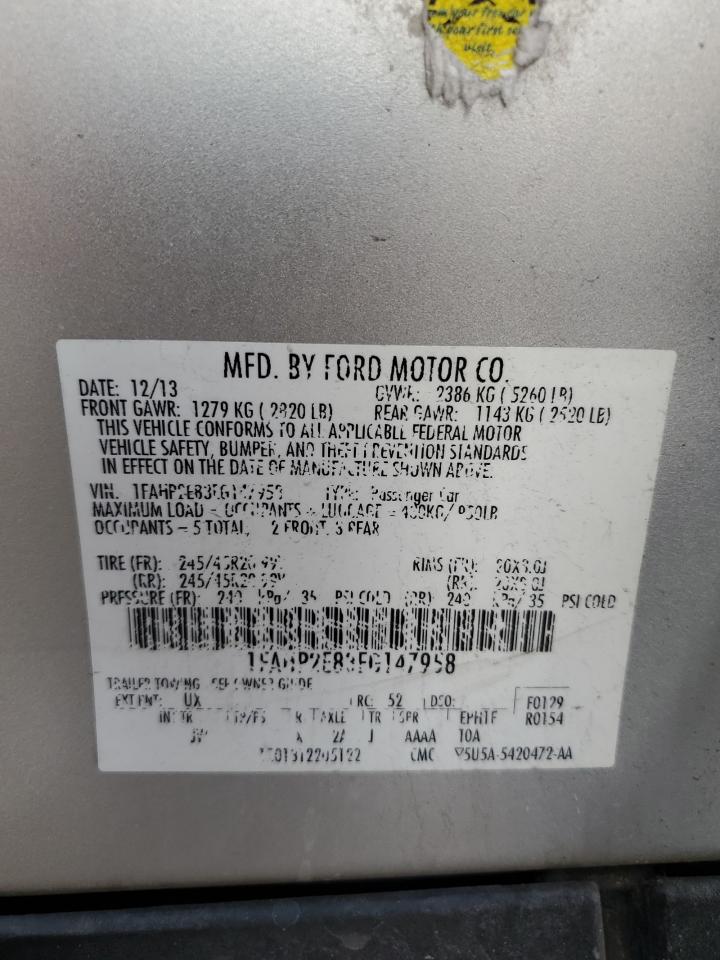 1FAHP2E83EG147958 2014 Ford Taurus Sel