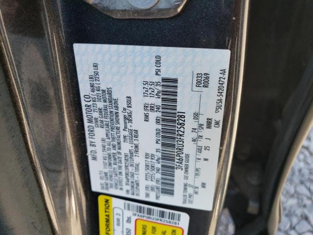 VIN 3FA6P0RU3FR258281 2015 Ford Fusion, Titanium Hev no.12