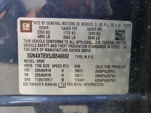 3GNAXTEX5JS549802 2018 CHEVROLET EQUINOX - Image 14