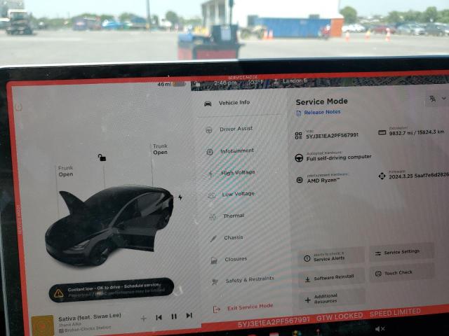 2023 TESLA MODEL 3 - 5YJ3E1EA2PF567991