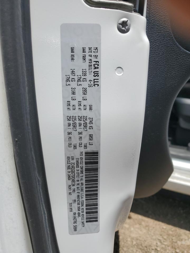 2C4RDGBG7GR348134 2016 Dodge Grand Caravan Se