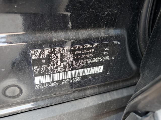 VIN 2T3W1RFV2KW051884 2019 Toyota RAV4, Xle no.12