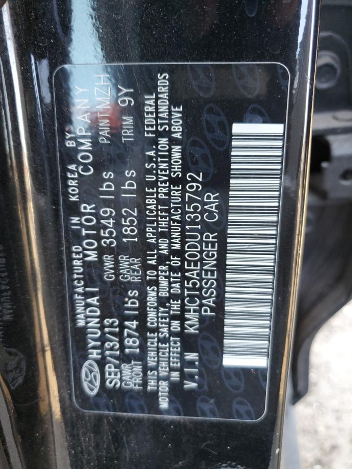 KMHCT5AE0DU135792 2013 Hyundai Accent Gls