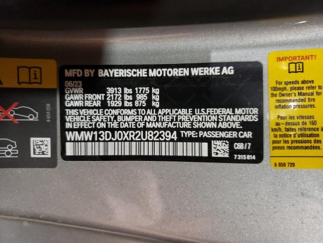 2024 MINI COOPER SE WMW13DJ0XR2U82394