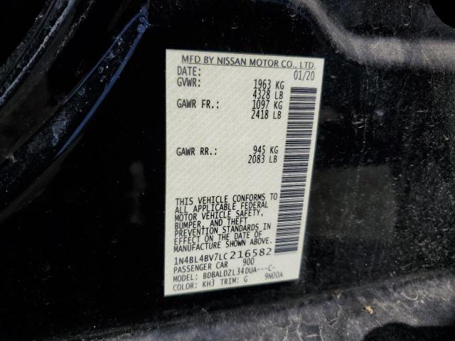 2020 NISSAN ALTIMA S - 1N4BL4BV7LC216582