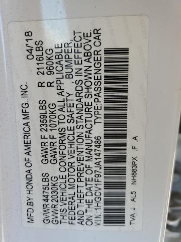 2018 HONDA ACCORD TOU - 1HGCV1F97JA147486