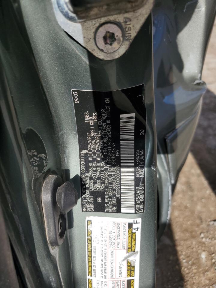 JTEEP21AX40004997 2004 Toyota Highlander