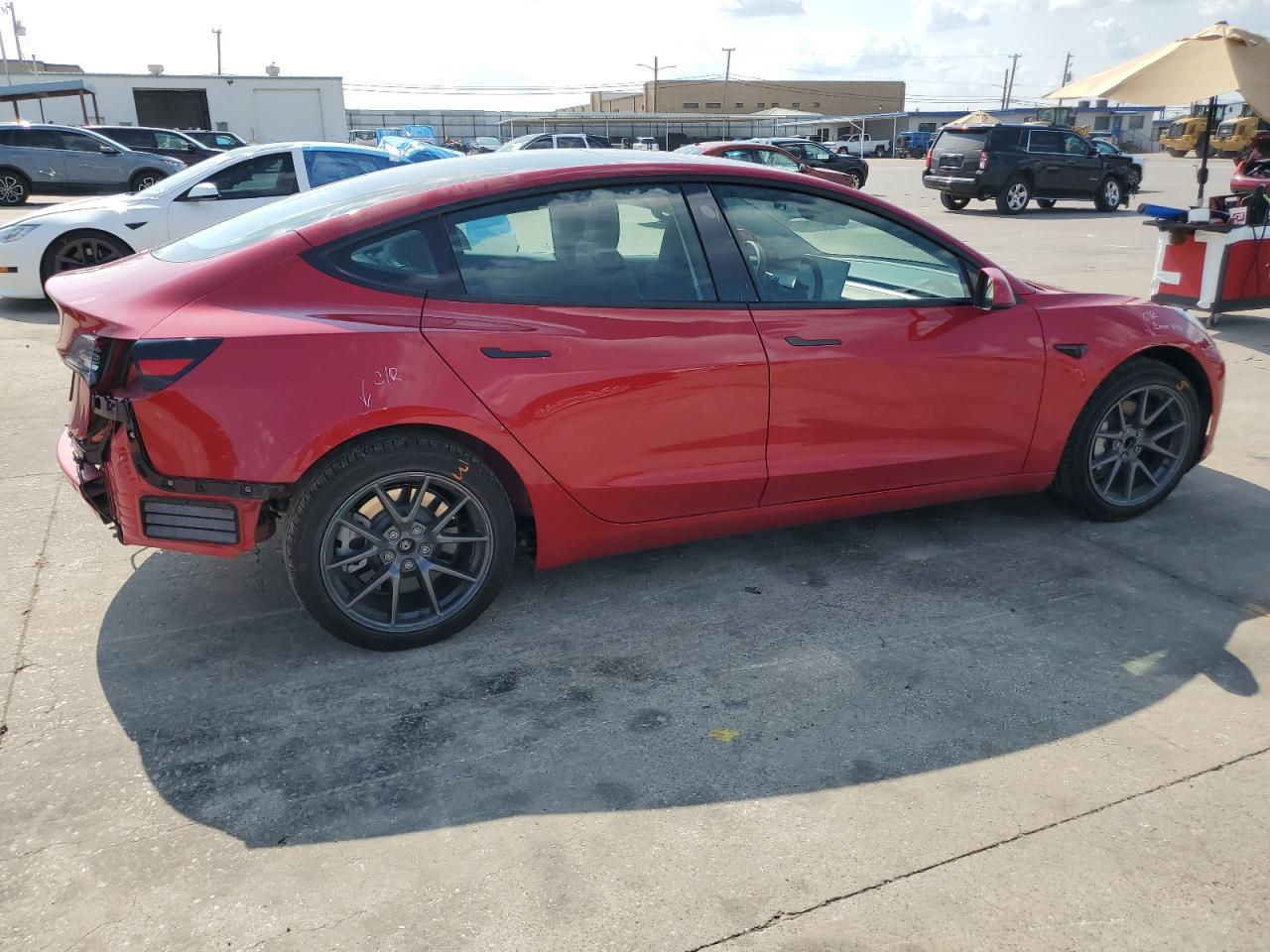 Lot #2953005600 2023 TESLA MODEL 3