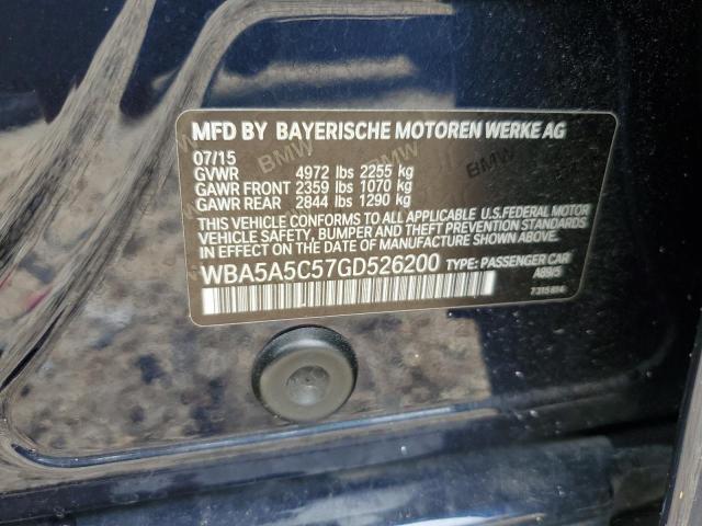 VIN WBA5A5C57GD526200 2016 BMW 5 Series, 528 I no.12