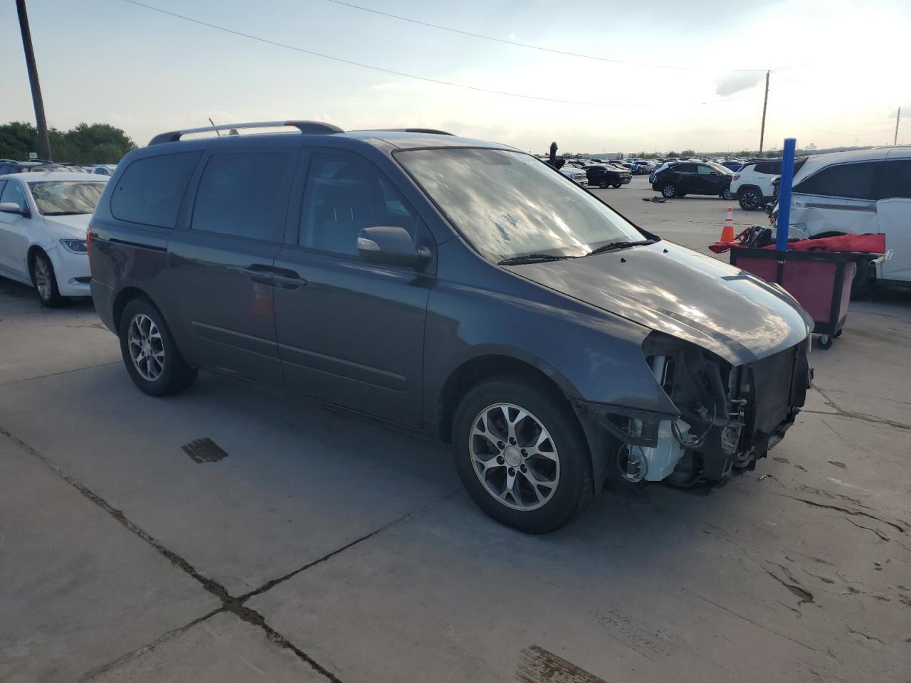 2014 Kia Sedona Lx vin: KNDMG4C78E6573763