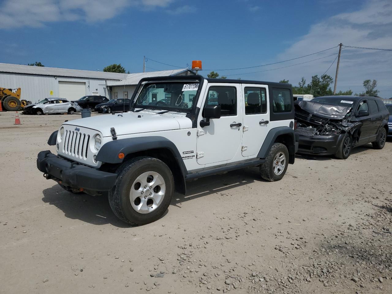 2015 Jeep Wrangler Unlimited Sport vin: 1C4BJWKG2FL548429